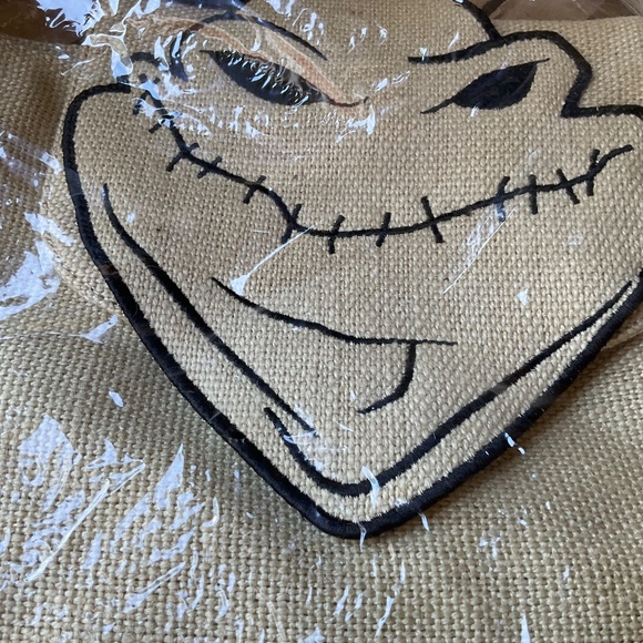LOUNGEFLY BURLAP FULL SIZE BKPK OOGIE BOOGIE NWT - Picture 3 of 5